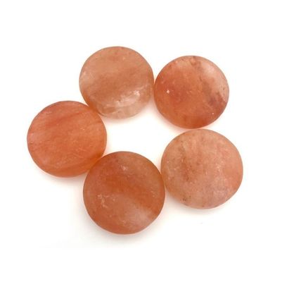 250g de jabón natural de sal de rosa del Himalaya para salón de belleza SPA Aceite esencial de mano masaje de raspado de piedra de compresión fría caliente