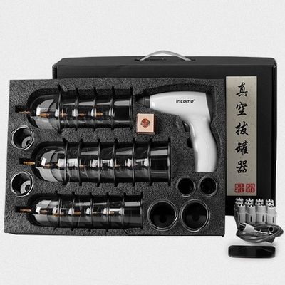 Conjunto de 24 piezas Guasha eléctrico de ventosas Masajeador de succión para masaje muscular del cuerpo Meridiano de tratamiento herramienta de relajación
