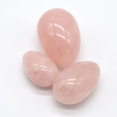 Técnica pulida cuarzo rosa y jade huevos Yoni Top Kegel ejercicio de elección para mujeres