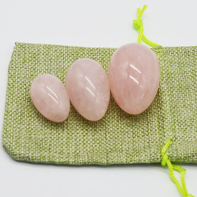 Técnica pulida cuarzo rosa y jade huevos Yoni Top Kegel ejercicio de elección para mujeres