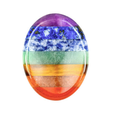Balanceador de Chakra Herramienta de masaje de dedos de piedra de preocupación natural esencial con tamaño de 45 * 35 * 8mm y certificado ISO9001