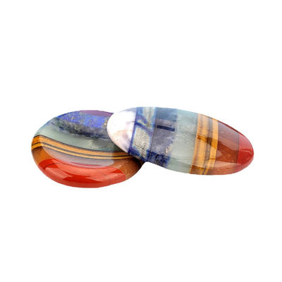 Balanceador de Chakra Herramienta de masaje de dedos de piedra de preocupación natural esencial con tamaño de 45 * 35 * 8mm y certificado ISO9001