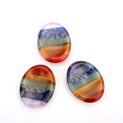 Balanceador de Chakra Herramienta de masaje de dedos de piedra de preocupación natural esencial con tamaño de 45 * 35 * 8mm y certificado ISO9001