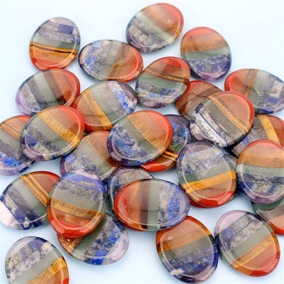 Balanceador de Chakra Herramienta de masaje de dedos de piedra de preocupación natural esencial con tamaño de 45 * 35 * 8mm y certificado ISO9001