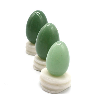 Logre un suelo pélvico más fuerte con huevos de jade verde tallados Yoni Eggs Ejercicio Kegel