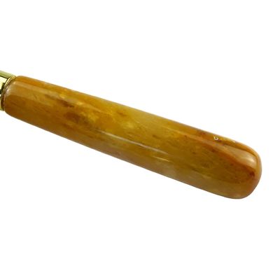 Equipo de masaje facial Jade amarillo natural Facial Guasha Roller para herramientas de masaje Herramientas de belleza