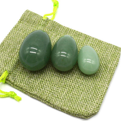 Logre un suelo pélvico más fuerte con huevos de jade verde tallados Yoni Eggs Ejercicio Kegel