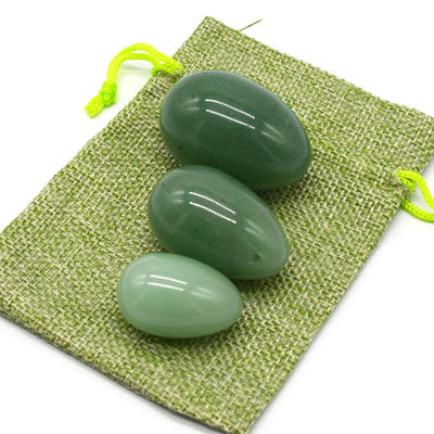 Logre un suelo pélvico más fuerte con huevos de jade verde tallados Yoni Eggs Ejercicio Kegel