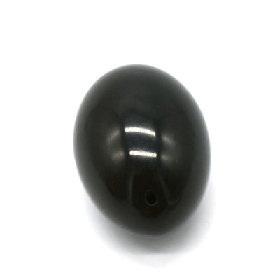 Nefrita en forma de huevo Kegel huevos de jade piedra natural Yoni huevos 40 * 30mm