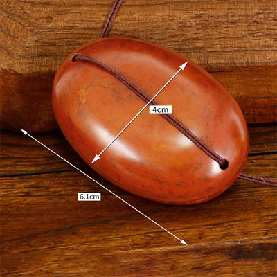 Máscara para los ojos de Piedra Bian Roja Natural para masaje de cuerpo completo Piedra de energía caliente y fría Comprima herramienta de alivio de la fatiga ocular