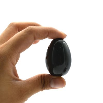 Huevos Yoni de Nefrita de Jade Verde Certificado para Mujeres Kegel Hecho en 43 * 30mm Tamaño Característica Regional