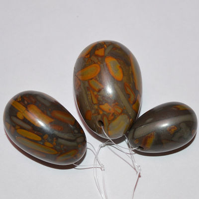 Huevos de Yoni de Jade de Piedra de Nuwa Natural Tradicional y Polida para el Cuidado de la Salud OEM ODM y Técnico