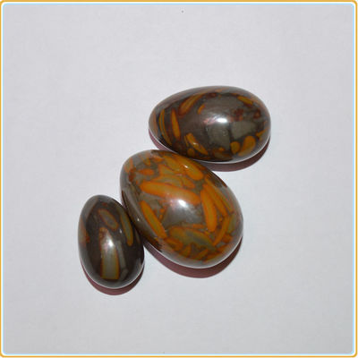 Huevos de Yoni de Jade de Piedra de Nuwa Natural Tradicional y Polida para el Cuidado de la Salud OEM ODM y Técnico