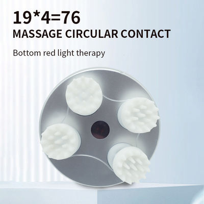 Masajeador de cabeza de cerámica 2024 Mini masajeador inalámbrico totalmente automático Meridianos Cuidado de la salud Cepilla para el cabello Masaje de cabeza Herramienta relajante