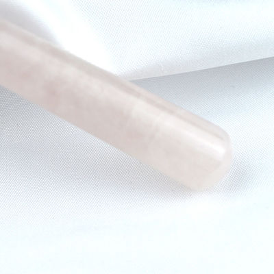 Roller de hielo facial de cuarzo rosa Guasha 100% cristal natural Gua Sha Masajista para herramienta de belleza rosa Masaje facial Cristal rosa