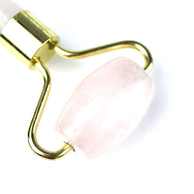 Masaje muscular Masaje facial 2024 Rosa natural de cuarzo Jade Roller Gua Sha Herramientas con logotipo personalizado