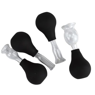 Herramientas de masaje Cupa de succión de vidrio de silicona Conjunto para la cara Guasha Eliminación de arrugas Cuidado de la piel Spa Salón de belleza Cupa de terapia