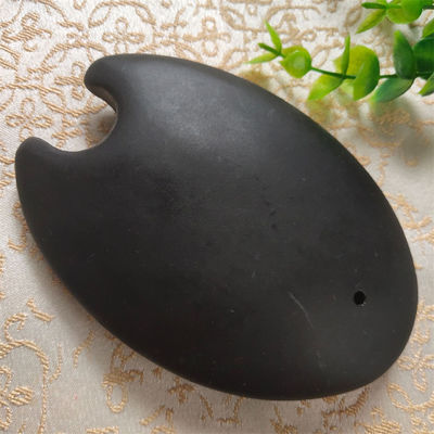 Piedra de energía de masaje caliente Piedra Bian Gua Sha Herramienta 12 * 8.5 * 2.5cm Dimensiones Terapia de calentamiento de cuerpo completo