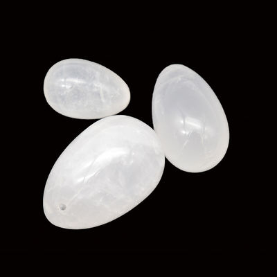 Conjunto de huevos de jade Yoni de Nefrita Natural Certificado La solución perfecta para los entusiastas del deporte