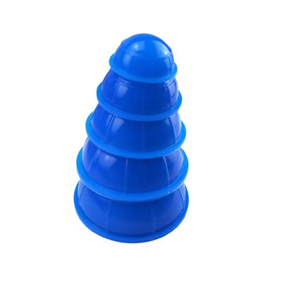 Conjunto de ventosas de succión de silicona Serie 12 Pcs Eliminación de arrugas del rostro Guasha Cuidado de la piel Spa de belleza Ventosas de terapia para los músculos del cuerpo