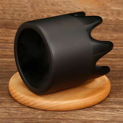 6*6*6.1cm Natural Piedra Bian Negro Gua Sha Raspadora Masajista Piedra de Jade Guasha Peinado para la Cabeza Peinado para la Cabeza Masaje Meridiano Peinado de dragado