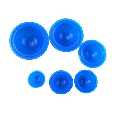 Conjunto de ventosas de succión de silicona Serie 12 Pcs Eliminación de arrugas del rostro Guasha Cuidado de la piel Spa de belleza Ventosas de terapia para los músculos del cuerpo