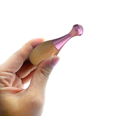 Rodillo de masaje de manilla de madera de jade Facial Gua Sha bastón de masaje y herramientas de cuidado ocular para promover la absorción de la crema para ojos