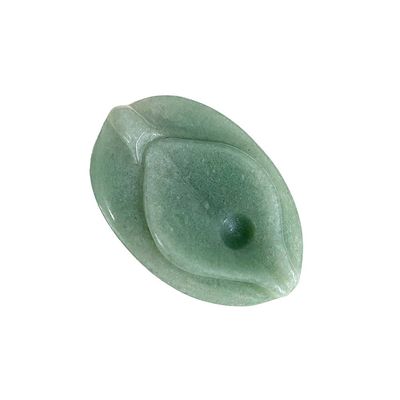Jade Vagina Artesanía de tallado Verde Curación natural Fluorita Espiritualidad Reiki Mujeres Figura de flores para productos