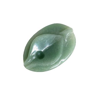 Jade Vagina Artesanía de tallado Verde Curación natural Fluorita Espiritualidad Reiki Mujeres Figura de flores para productos