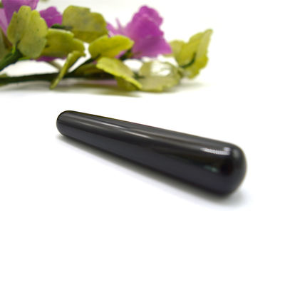 10 * 2cm Obsidiana Negra Yoni varita Su herramienta definitiva para la salud de las mujeres y el masaje