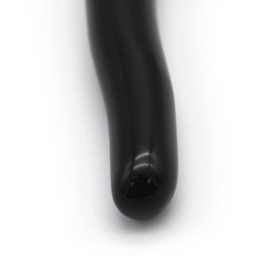 Naturaleza Yoni de piedra preciosa Varitas curativas Obsidiana Negra Varita curvada de masaje para mujeres de cristal de curación
