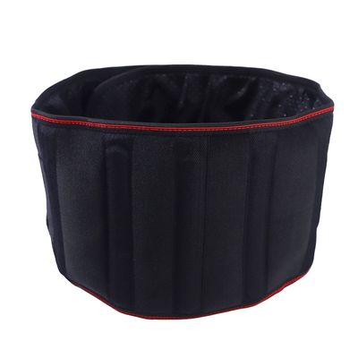 Fisioterapia infrarroja ajustable de compresión caliente masaje lumbar cinturón de apoyo para aliviar el dolor y el apoyo en el negro