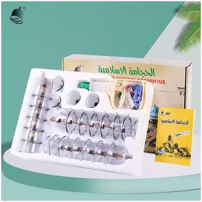 Kit de terapia con vacío y ventosas Ventosas desechables Hijama Set de ventosas 24 piezas 39*27*8cm 80*42*56.5cm 20 cajas/caja