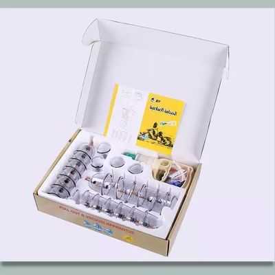 Kit de terapia con vacío y ventosas Ventosas desechables Hijama Set de ventosas 24 piezas 39*27*8cm 80*42*56.5cm 20 cajas/caja