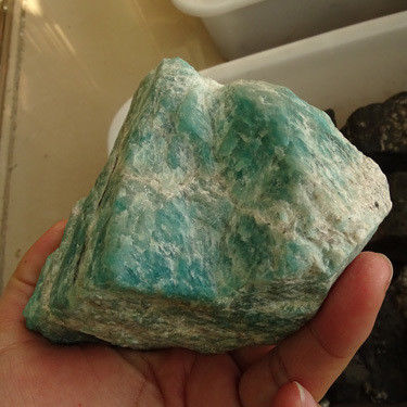 Técnica tallada Tipo de hielo Natural Tianhe piedra cristalina Ornamentos de piedra en bruto para arte Colección
