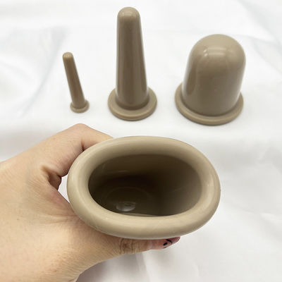 OEM/ODM Aceptado 4 piezas de silicona para el tratamiento de la terapia de ventosas del rostro