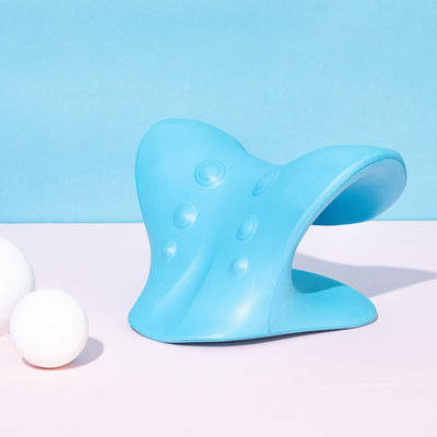 Herramienta de masaje de cuello polivalente almohada cervical en forma de C con presión de los dedos de gravedad y tracción de los hombros
