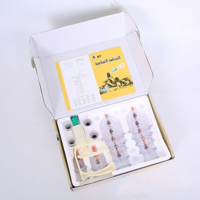 18 Copas Conjuntos de terapia con ventosas para masaje corporal Alivio del dolor en las articulaciones musculares Fisioterapia Ecológica y duradera