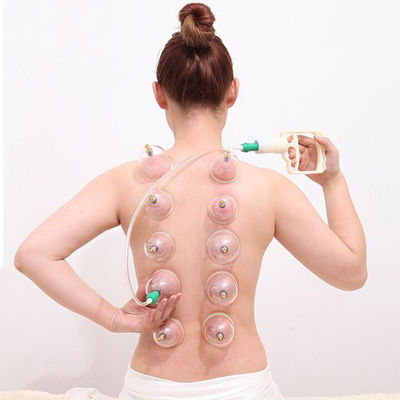 18 Copas Conjuntos de terapia con ventosas para masaje corporal Alivio del dolor en las articulaciones musculares Fisioterapia Ecológica y duradera