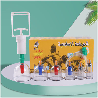 Jarrón de ventosas de vacío saludable Conjunto de ventosas de plástico para función antienvejecimiento 24 * 13 * 8.2cm