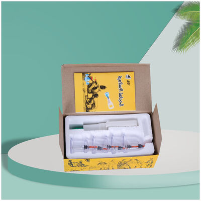 Jarrón de ventosas de vacío saludable Conjunto de ventosas de plástico para función antienvejecimiento 24 * 13 * 8.2cm