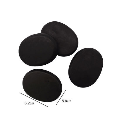 16pcs Conjunto de masajes de piedra caliente con calentador Conjunto de masajes de piedra basalto con calefacción Conjunto negro con caja de calentamiento de aluminio