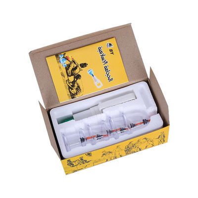 Jarrón de ventosas de vacío saludable Conjunto de ventosas de plástico para función antienvejecimiento 24 * 13 * 8.2cm