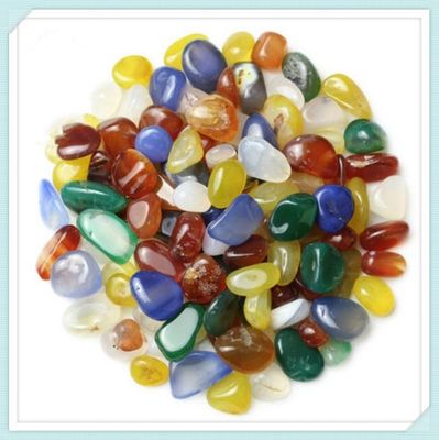 Piedras caídas de ágata natural para decoración