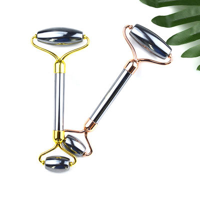 2024 Terahertz Roller de Jade Masajista Guasha Masaje Facial Cuello Ojo Masaje Gua Sha Piel Púrpura Herramientas de belleza para masaje muscular