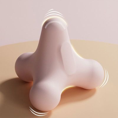 TPE Cuatro esquinas Solo Masajista de relajación de la fascia Bola de masaje para relajación muscular y función de Gua Sha