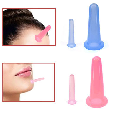 2pcs Silicona Cupping Set para el cuidado de la salud Terapia Física Masaje Taza Taza de aspiración de vacío