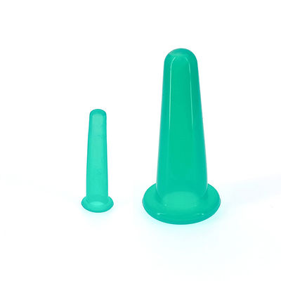 2pcs Silicona Cupping Set para el cuidado de la salud Terapia Física Masaje Taza Taza de aspiración de vacío