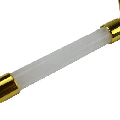 Herramienta de masaje facial antiarrugas Amethyst natural Guasha Roller con piedra de jade libre de ruido