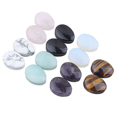 Piedra Auricular Expansión de oreja Pug Piercing Body Joyería Cristal natural de jade Piedra popular OEM ODM Agate Plug Tunnel Joyería